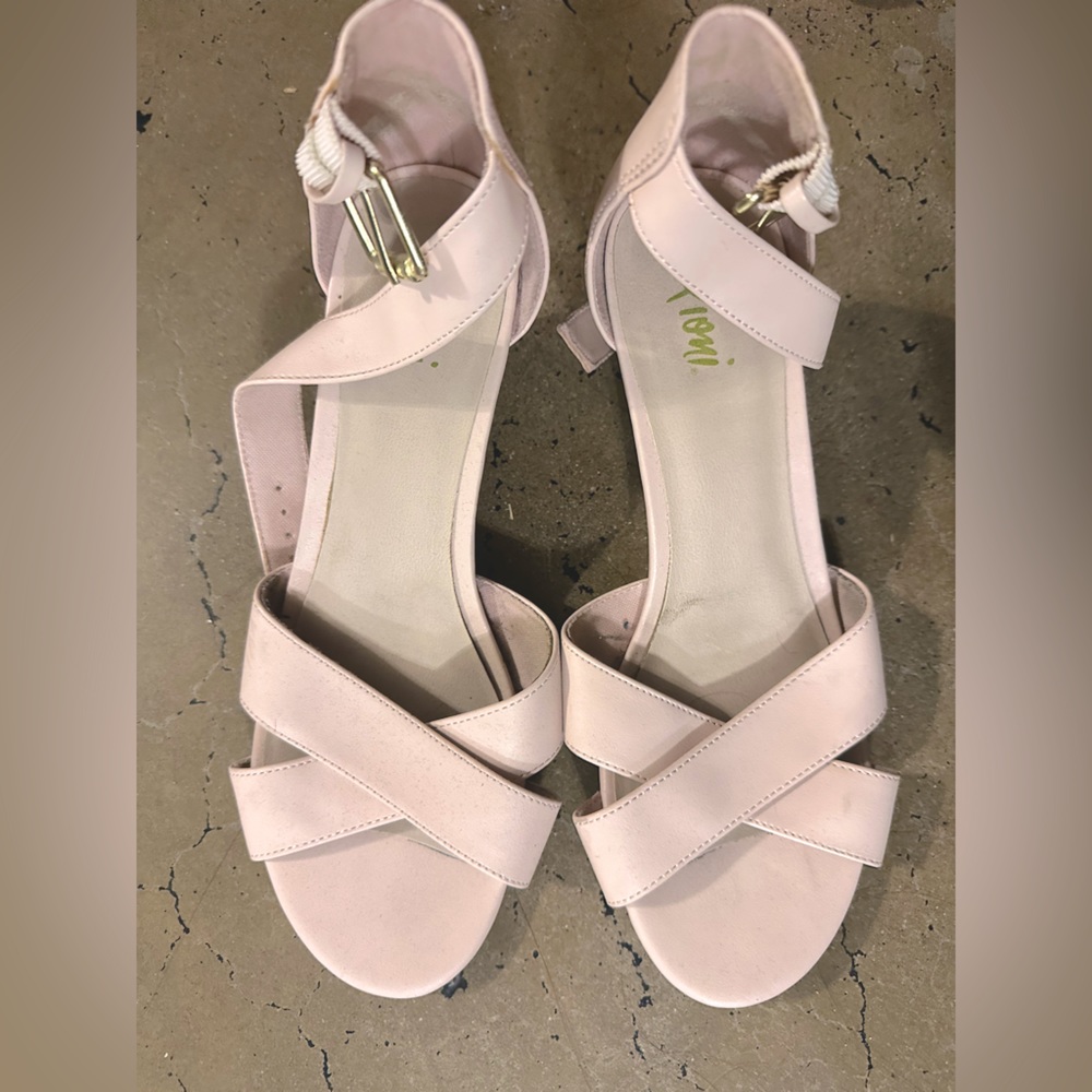 Pink Wedge Heels